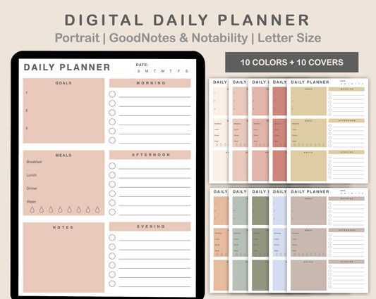 Daily Planner, To Do List - Portrait