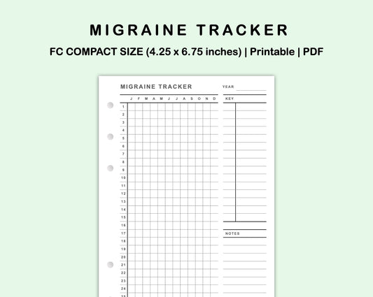 FC Compact Inserts - Migraine Tracker