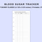 Skinny Classic HP Inserts - Blood Sugar Tracker