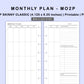 Skinny Classic HP Inserts - Monthly Plan - MO2P - with Top Priority