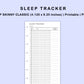 Skinny Classic HP Inserts - Sleep Tracker