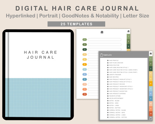 Digital Hair Care Journal - Bright