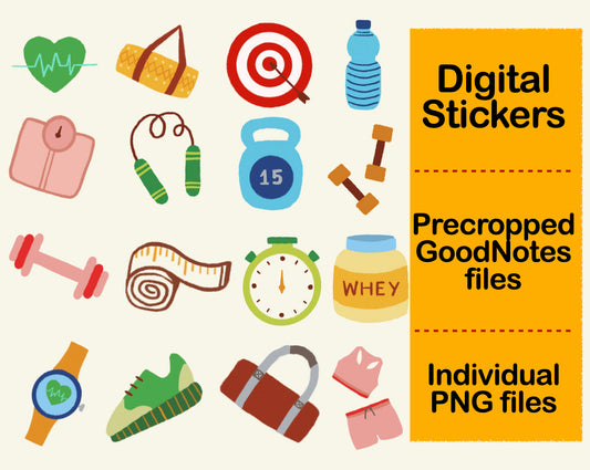 Digital Sticker - Fitness