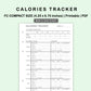 FC Compact Inserts - Calories Tracker