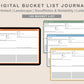 Digital Bucket List Journal - Boho