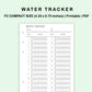 FC Compact Inserts - Water Tracker