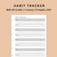 Mini Happy Planner Inserts - Habit Tracker
