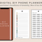Digital Phone Planner DIY - Muted