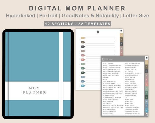 Digital Mom Planner - Muted