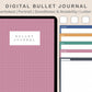 Digital Bullet Journal - 12 Months - Portrait - Spring