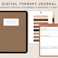 Digital Therapy Journal - Coffee Brown