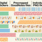 Digital Washi Tape - Pastel Craft
