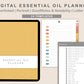 Digital Essential Oil Planner - Boho