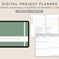 Digital Project Planner - Landscape - Boho