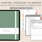 Digital Podcast Planner - Boho