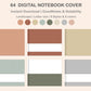 Digital Notebook Cover - Landscape - Earthy
