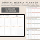 Weekly Planner, To Do List - Landscape