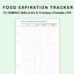 FC Compact Inserts - Food Expiration Tracker