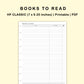 Classic HP Inserts - Books to read