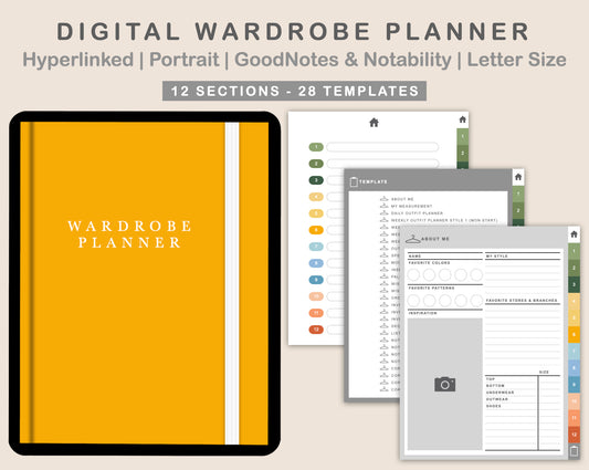 Digital Wardrobe Organizer - Bright