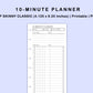 Skinny Classic HP Inserts - 10 Minute Tracker