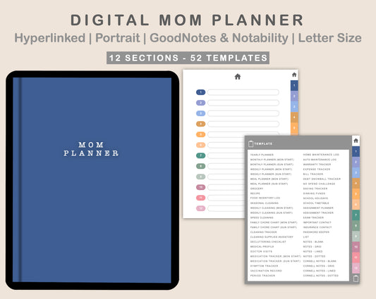 Digital Mom Planner - Spring