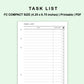 FC Compact Inserts - Task List
