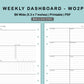 B6 Wide Inserts - Weekly Dashboard