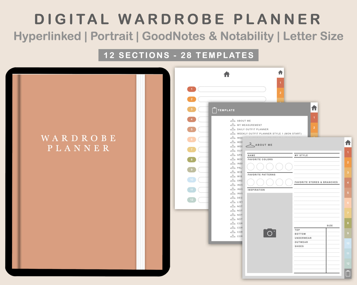 Digital Wardrobe Organizer - Autumn