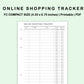 FC Compact Inserts - Online Shopping Tracker