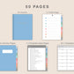 Digital Cross Stitch Planner - Pastel