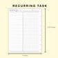 Classic HP Inserts - Recurring Task
