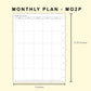 Classic HP Inserts - Monthly Plan - MO2P - with Top Priority