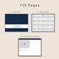 100 Digital Photo Album - Classic Blue