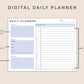Daily Planner, Meal Planner - Landscape