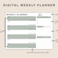 Weekly Planner, Habit - Landscape