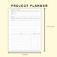 Classic HP Inserts - Project Planner
