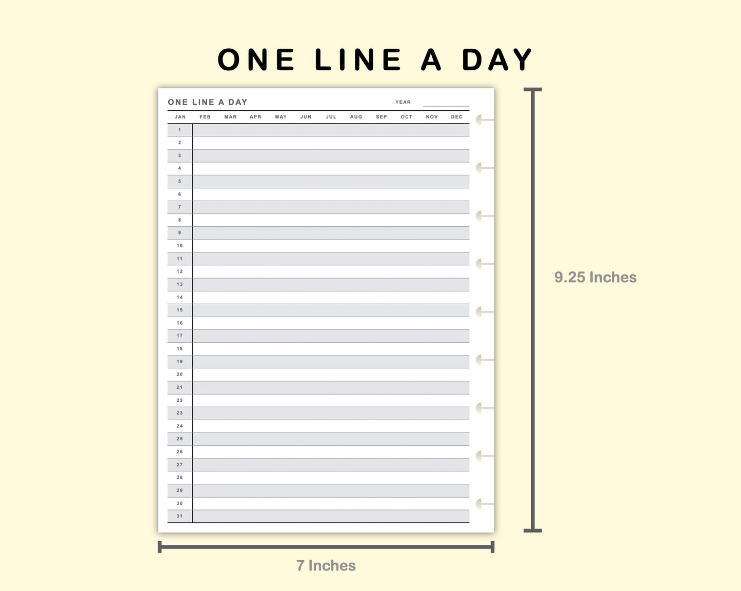 Classic HP Inserts - One Line A Day