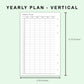 FC Compact Inserts - Yearly Plan - Vertical