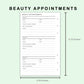 FC Compact Inserts - Beauty Appointments