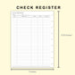 Classic HP Inserts - Check Register
