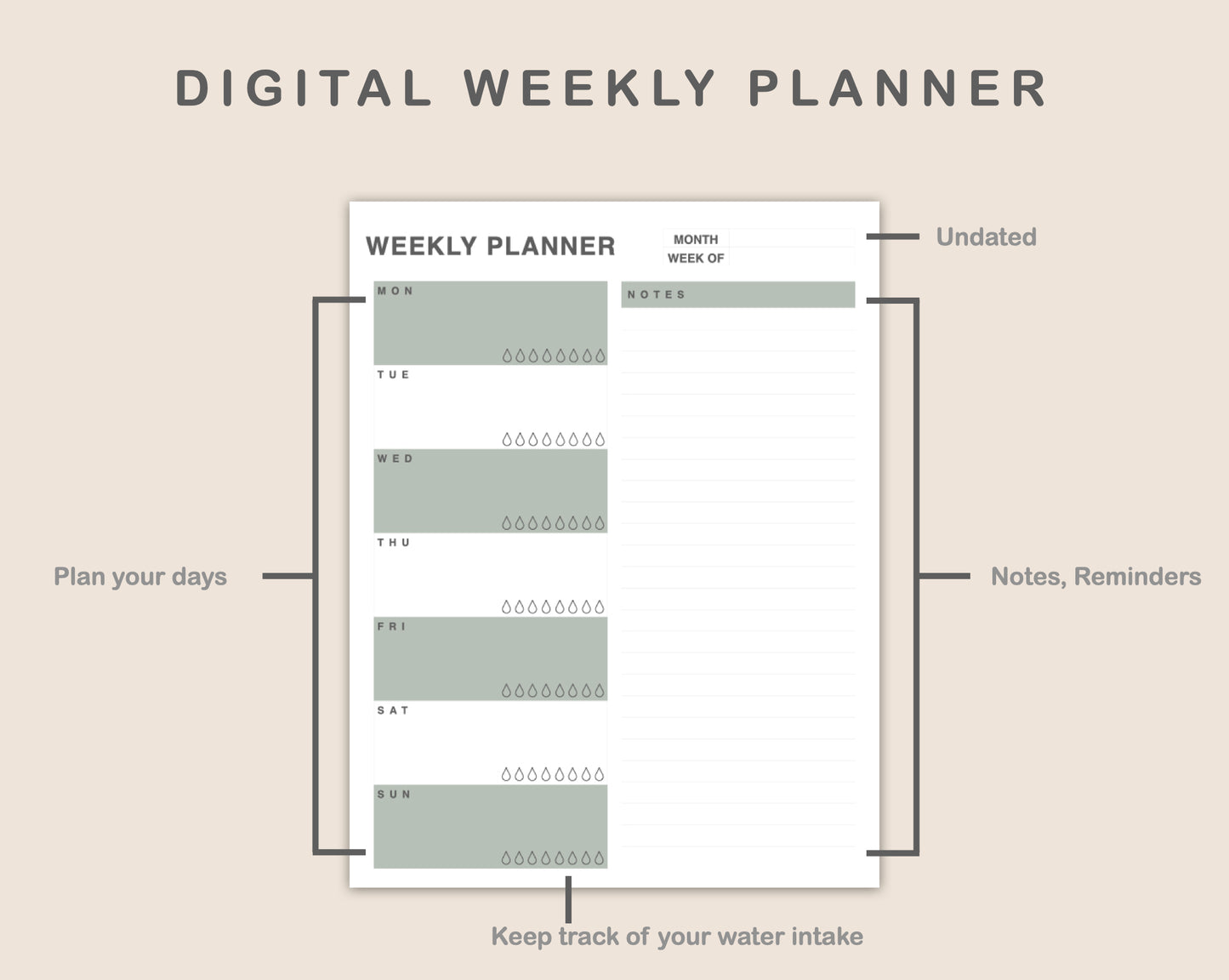 Weekly Planner - Portrait