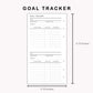 Personal Inserts - Goal Tracker