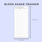 Skinny Classic HP Inserts - Blood Sugar Tracker