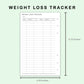 FC Compact Inserts - Weight Loss Tracker
