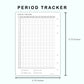 Personal Wide Inserts - Period Tracker