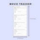 Skinny Classic HP Inserts - Movie Tracker