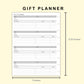 Classic HP Inserts - Gift Planner