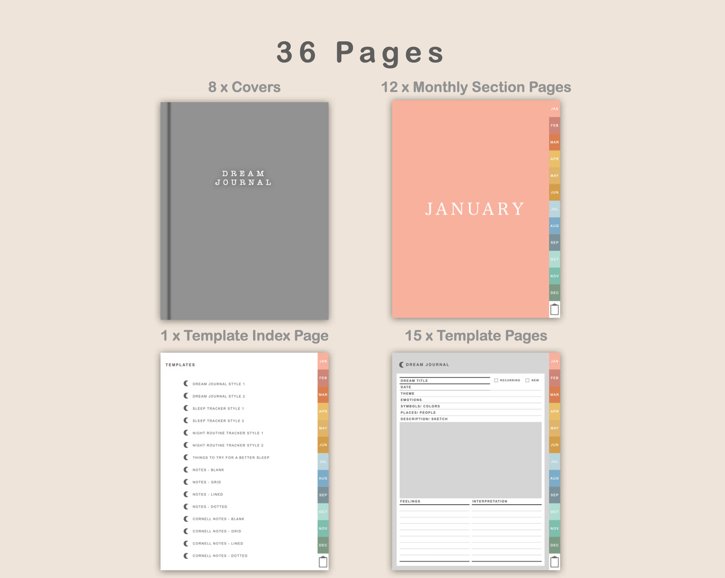 Digital Dream Journal - Soft Boho