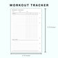 Personal Wide Inserts - Workout Tracker